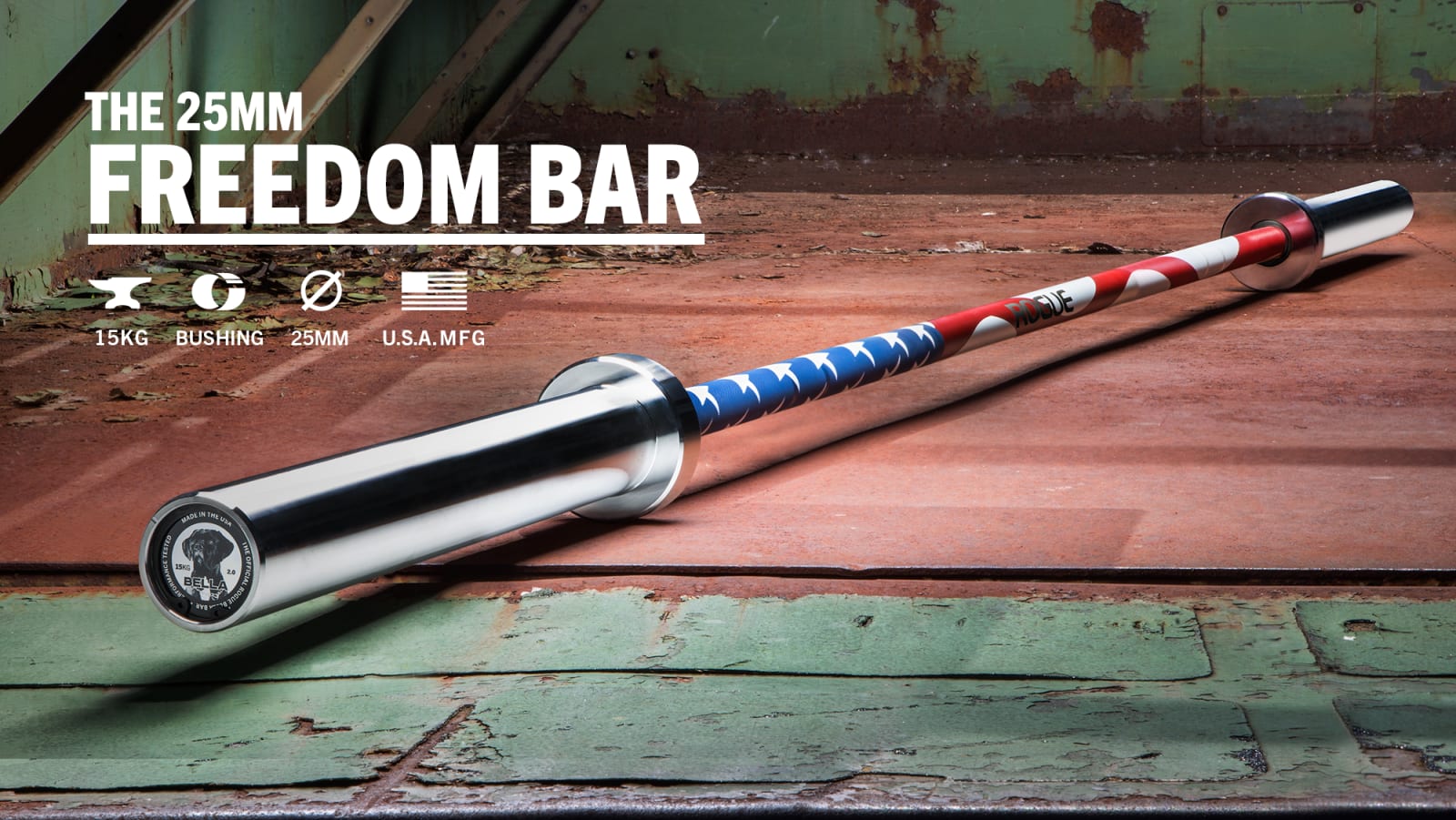 Rogue Freedom Bar 25MM Rogue Fitness Canada